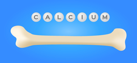 Bone calcium vectorのイラスト素材