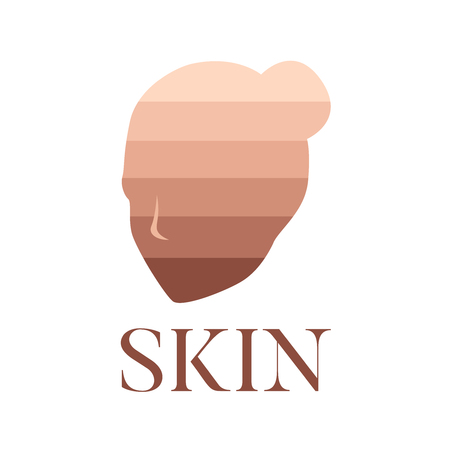 skin tone icon color . vectorのイラスト素材