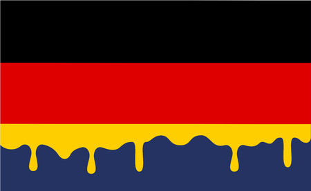 flag background with drop styleのイラスト素材