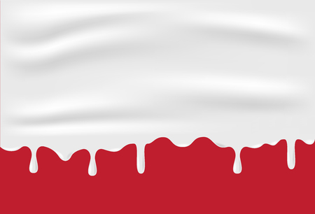 background of milk and cream/ milk splashのイラスト素材