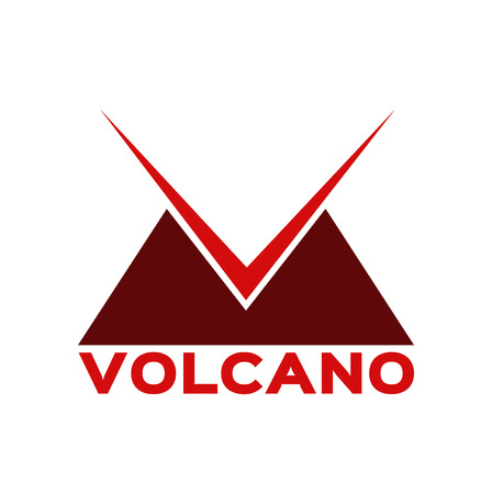 Volcano Iconのイラスト素材