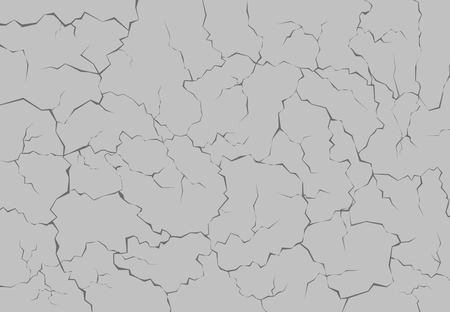 Earth crack , earthquake vectorのイラスト素材