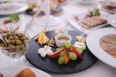 Food on table in restaurant