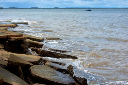 fossils of shells at Krabi Shell Cemetery.の写真素材