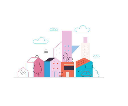 Startup illustration. Concept of building new businessのイラスト素材