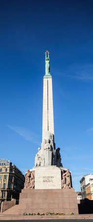 Latvia Freedom Monumentの写真素材