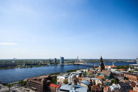 Riga City Viewの写真素材