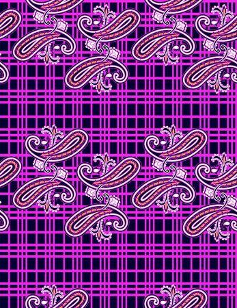 Paisley pattern floral traditional ornaments ethnic backgroundの写真素材