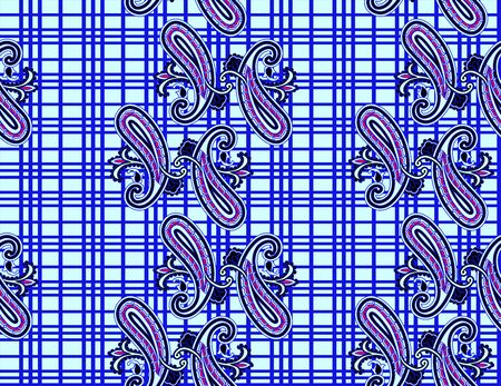 Paisley pattern floral traditional ornaments ethnic backgroundの写真素材