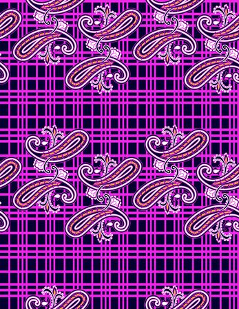 Paisley pattern floral traditional ornaments ethnic backgroundの写真素材