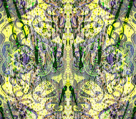 Paisley pattern. Vintage background.