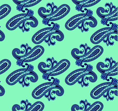 Paisley pattern floral traditional ornaments ethnic background. Seamless pattern.の写真素材