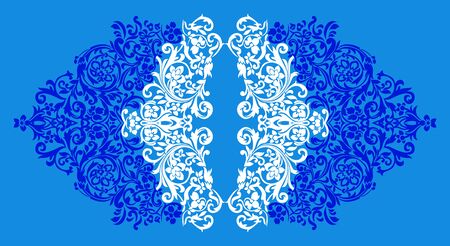 Traditional paisley pattern. Ethnic background for your design.の写真素材