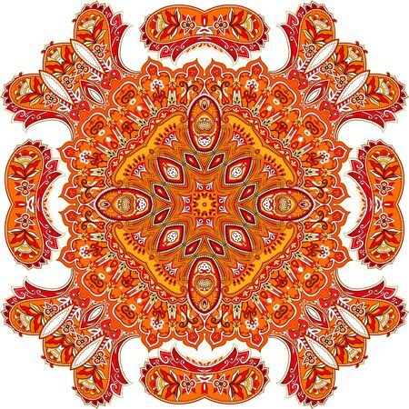 Traditional paisley pattern. Ethnic background for your design.の写真素材