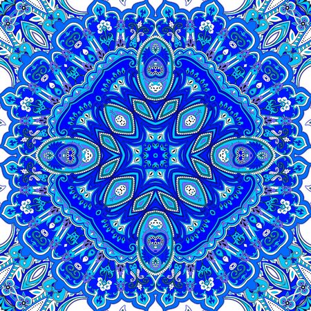 Traditional paisley pattern. Ethnic background for your design.の写真素材