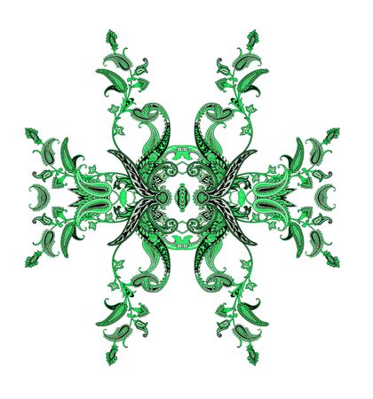 Traditional paisley pattern. Ethnic background for your design.の写真素材
