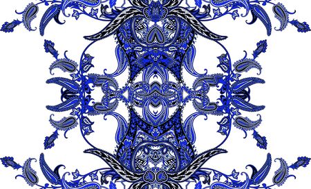 Traditional paisley pattern. Ethnic background for your design.の写真素材