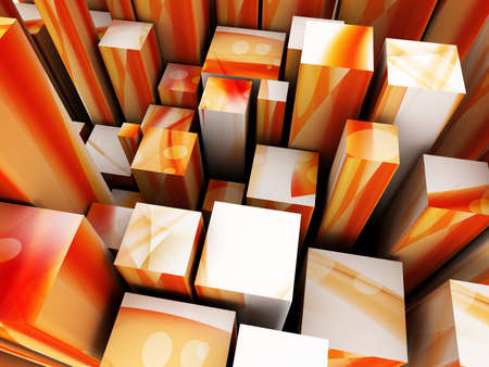 Cubical abstract background.の写真素材