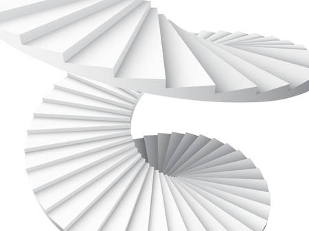 Staircase going up. Vector illustration.のイラスト素材