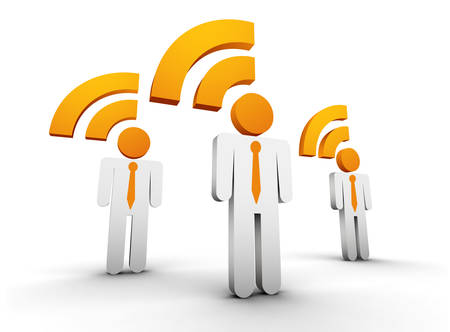 Vector illustration of business team. のイラスト素材