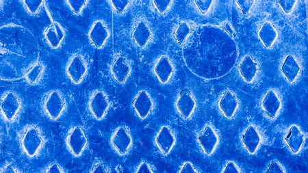 Blue Metal Surface