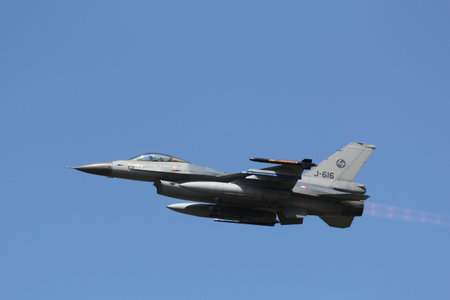 F16 air show in the Netherlands