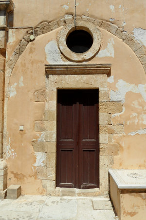 Monastery doorの写真素材