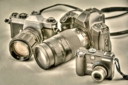 camera evolution in hdrの写真素材