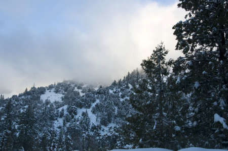 snowy mountainsの写真素材