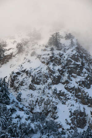 snowy mountainsの写真素材