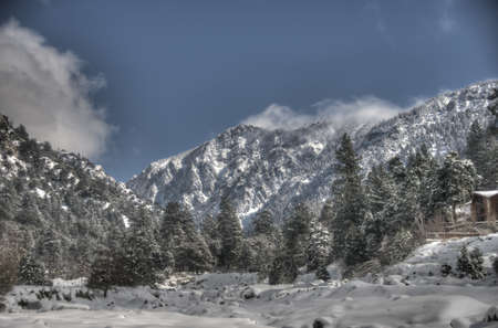 winter landscapeの写真素材