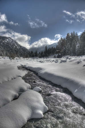 winter landscapeの写真素材