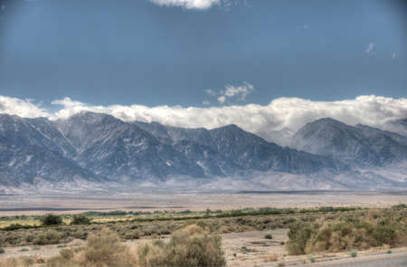 desert and mountainsの写真素材