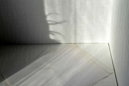 walls made of plastic panelsの写真素材