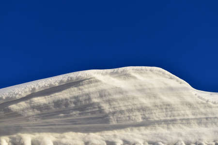 snowdrift on a sunny dayの写真素材