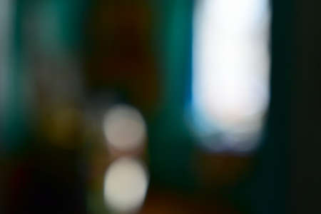 abstract background. blurred photo of room with windowの写真素材