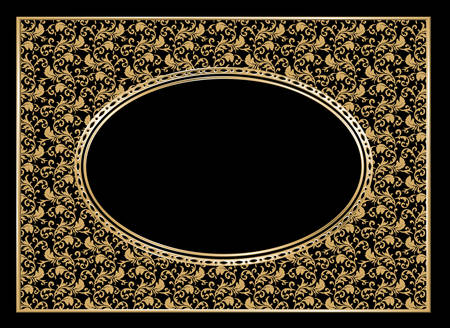 Vector. Decorative frameのイラスト素材