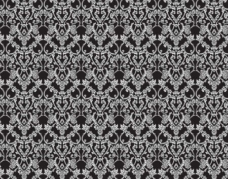 Seamless victorian floral background. Big XXL sizeの写真素材