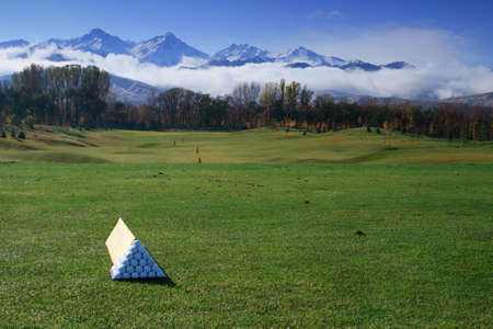 Golf meadowのeditorial素材