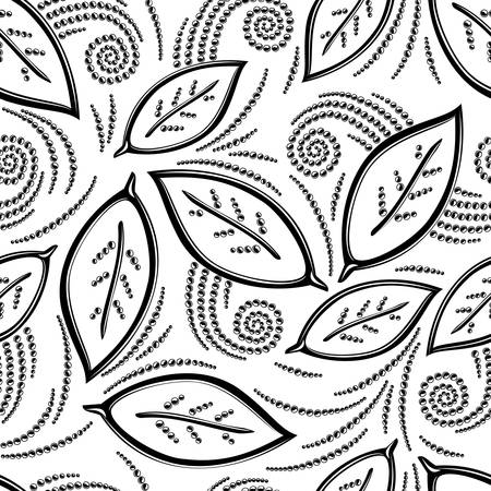 Floral seamless patternのイラスト素材