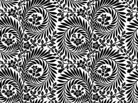 Vector  Seamless damask patternのイラスト素材