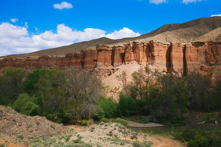 Charyn grand canyon in Kazakhstan
