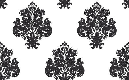 Seamless damask patternのイラスト素材