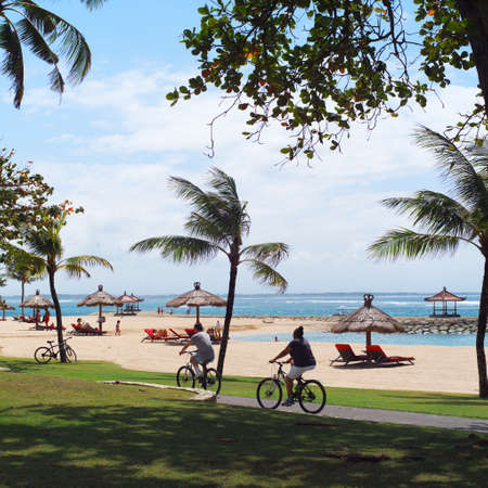 BALI, INDONESIA - August 16, 2017: Nusa Dua districtのeditorial素材