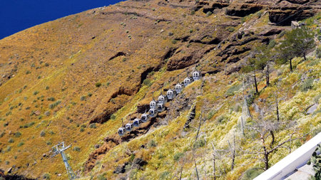 The picturesque and charming island of Santorini