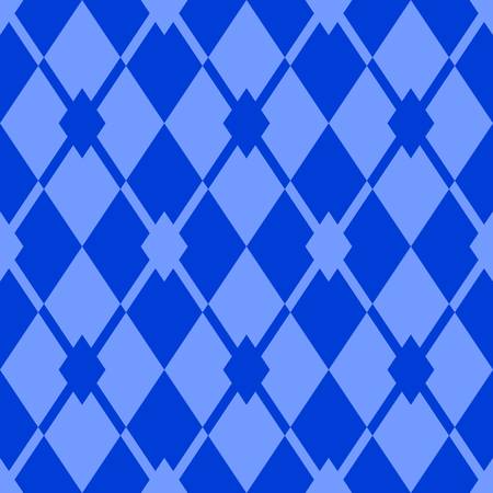 Seamless geometric pattern in blue colors. Vector design.のイラスト素材