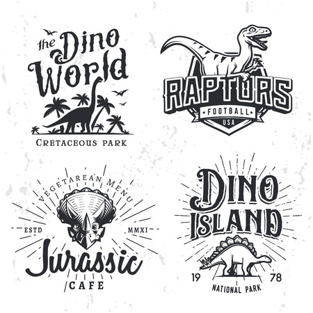 Dinosaur icon Set.のイラスト素材