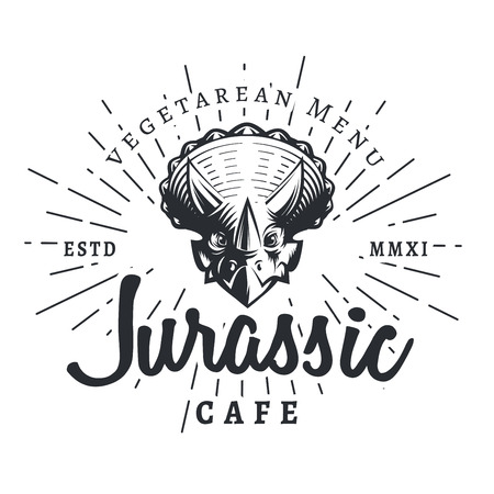 Dinosaur menu icon.のイラスト素材