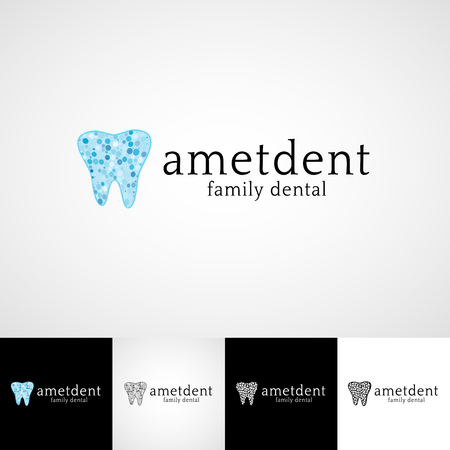Creative dental iconのイラスト素材