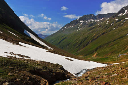 High alpine landscape, Austriaの写真素材